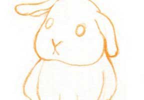 兔子简笔画