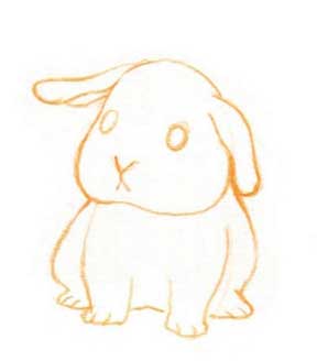 兔子简笔画