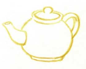 茶壶简笔画