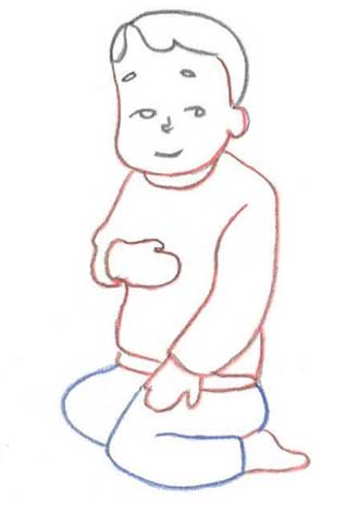 男孩简笔画