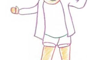 女孩简笔画