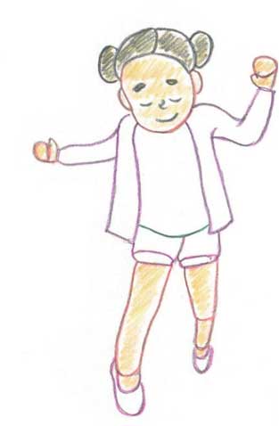 女孩简笔画