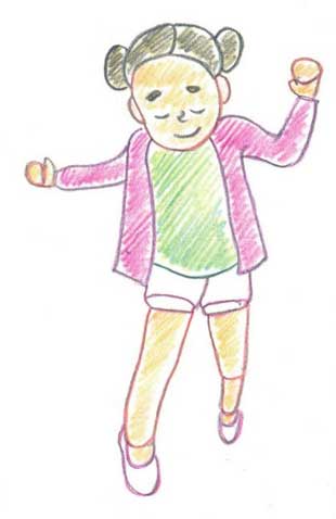 女孩简笔画