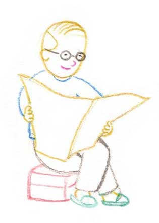 爸爸简笔画