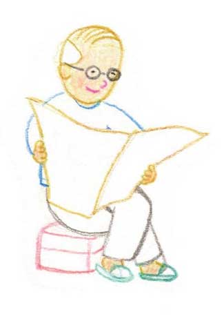 爸爸简笔画