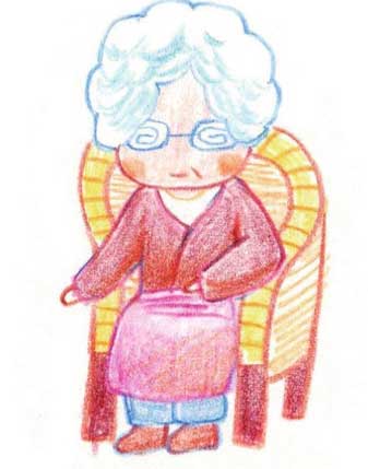奶奶简笔画