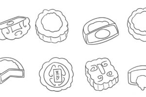 月饼简笔画