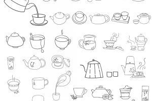 茶简笔画