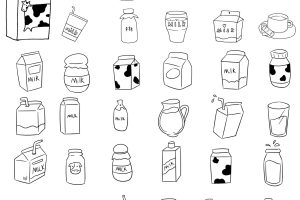 牛奶简笔画