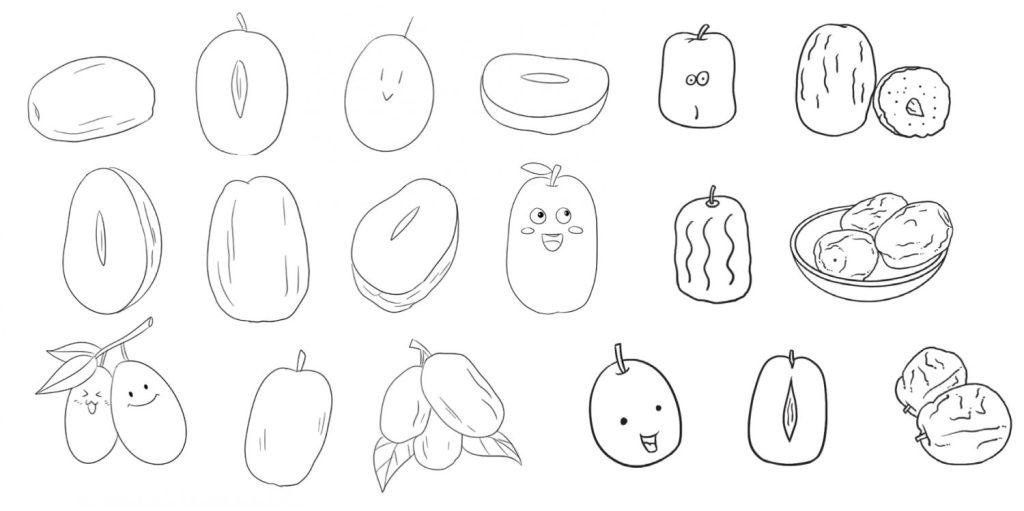 大枣简笔画