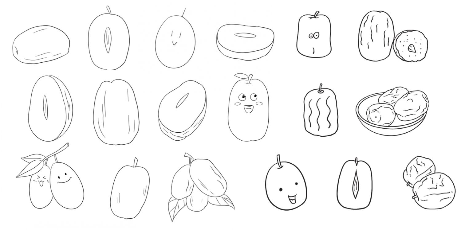 大枣简笔画