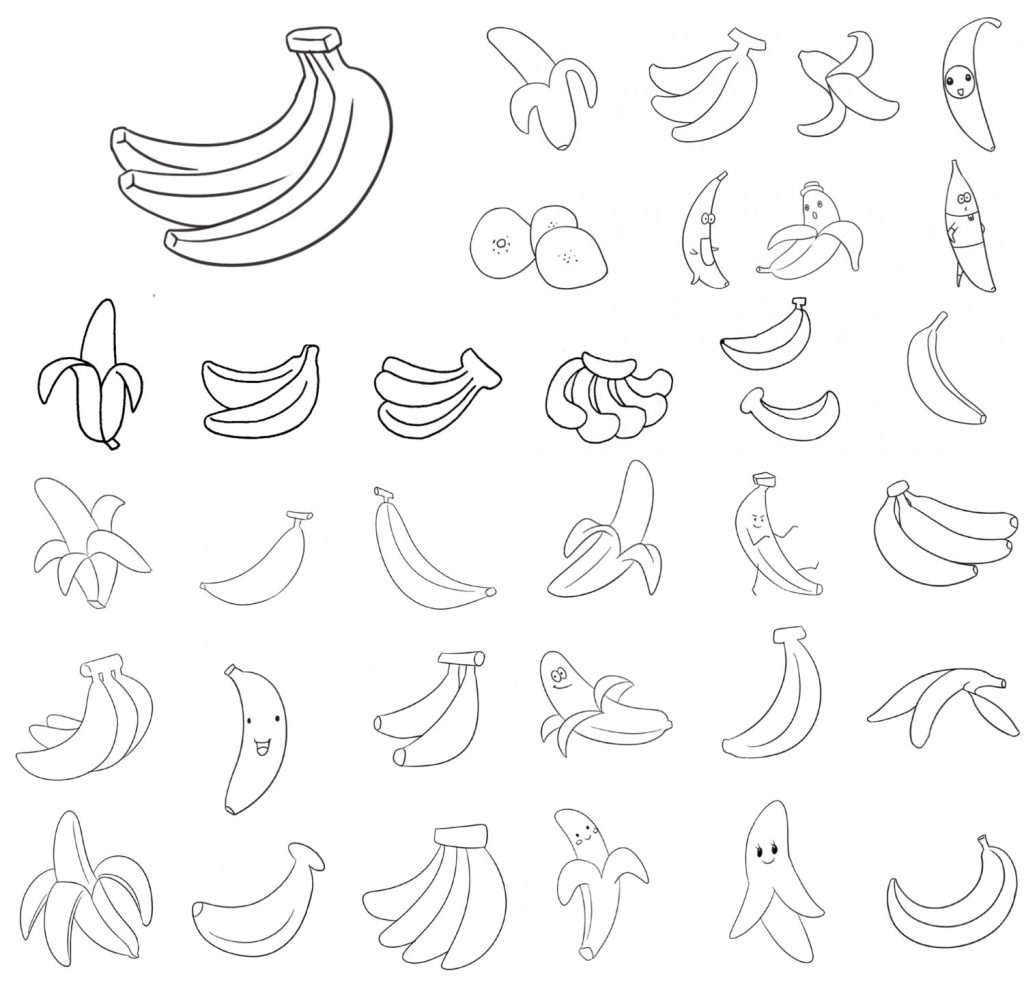 香蕉简笔画