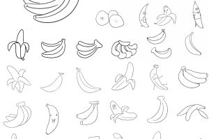 香蕉简笔画