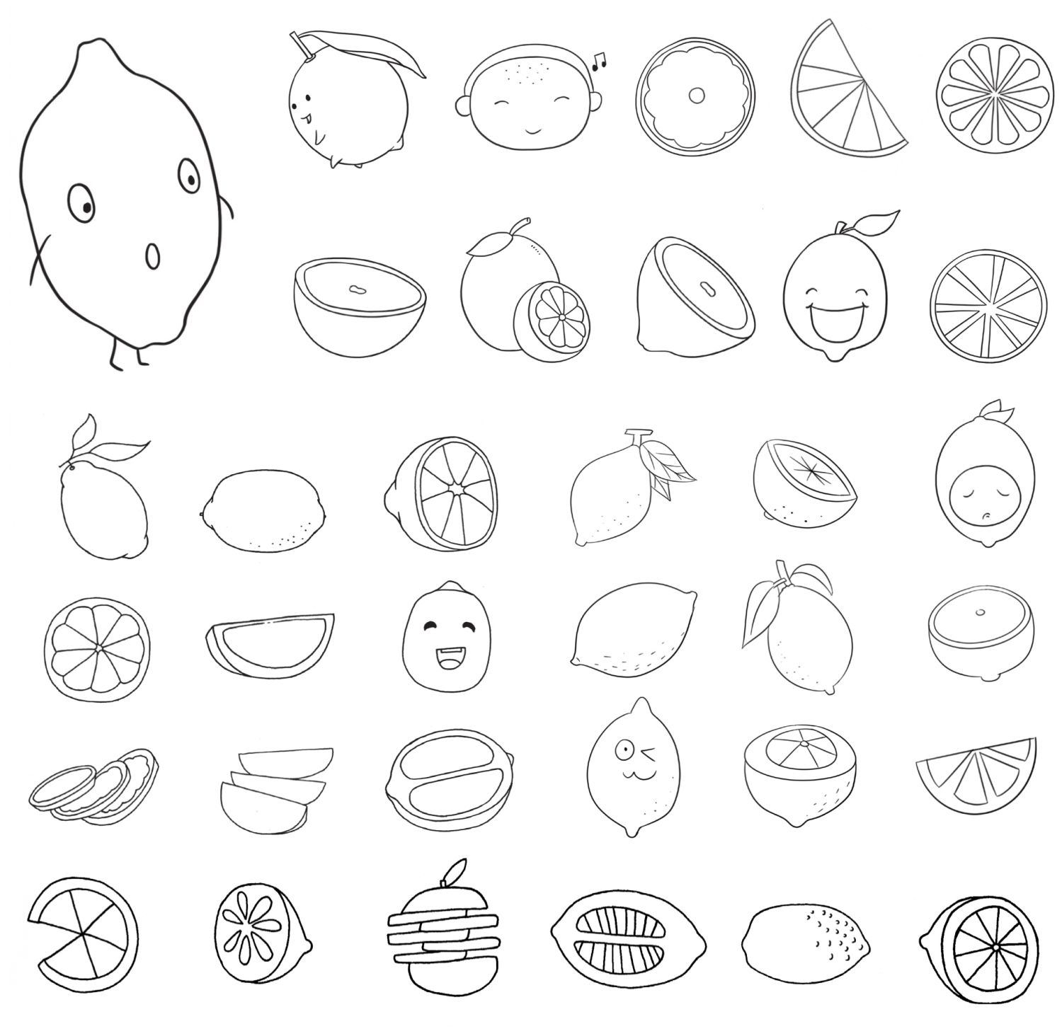 柠檬简笔画