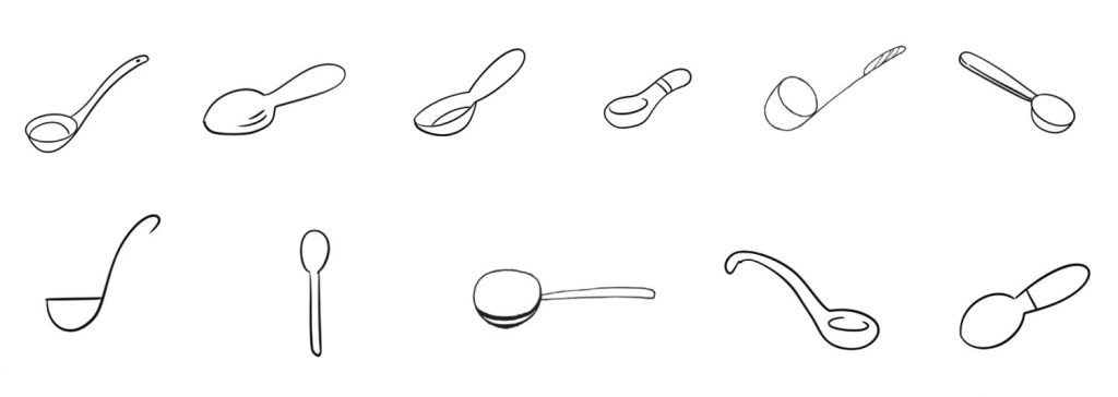 勺子简笔画