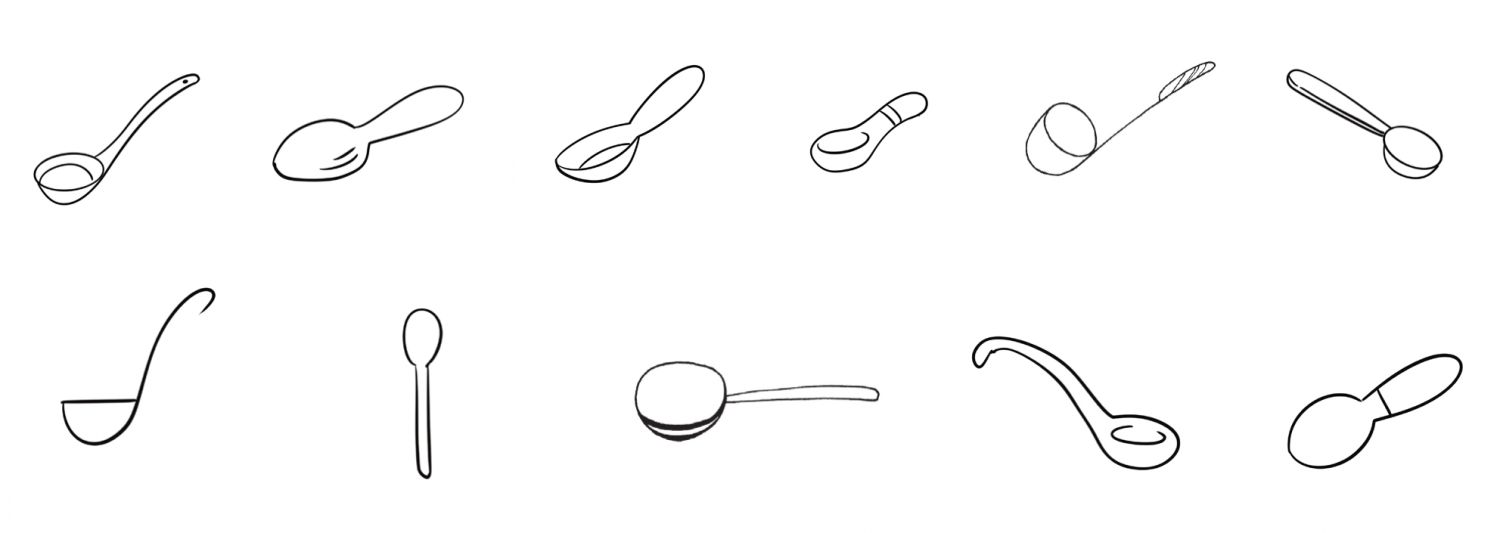 勺子简笔画