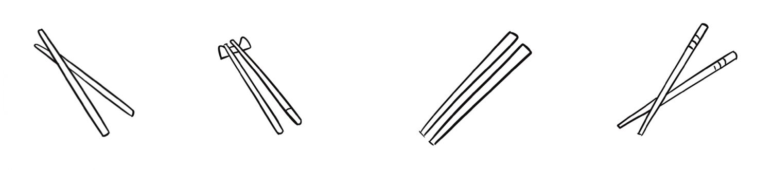 筷子简笔画