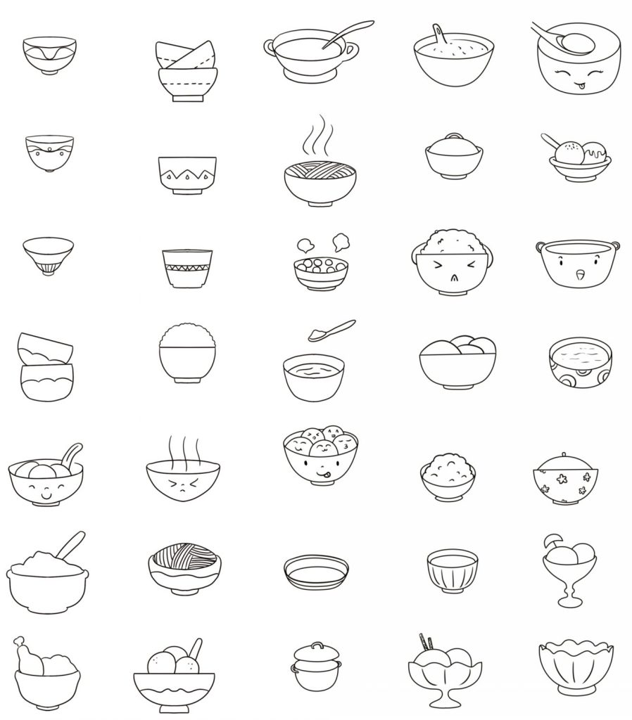 碗简笔画