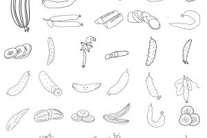 黄瓜简笔画