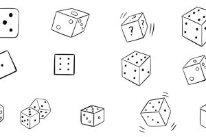 骰子简笔画