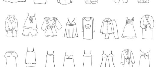 睡衣简笔画
