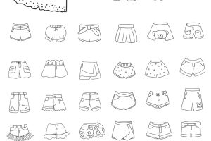 短裤简笔画