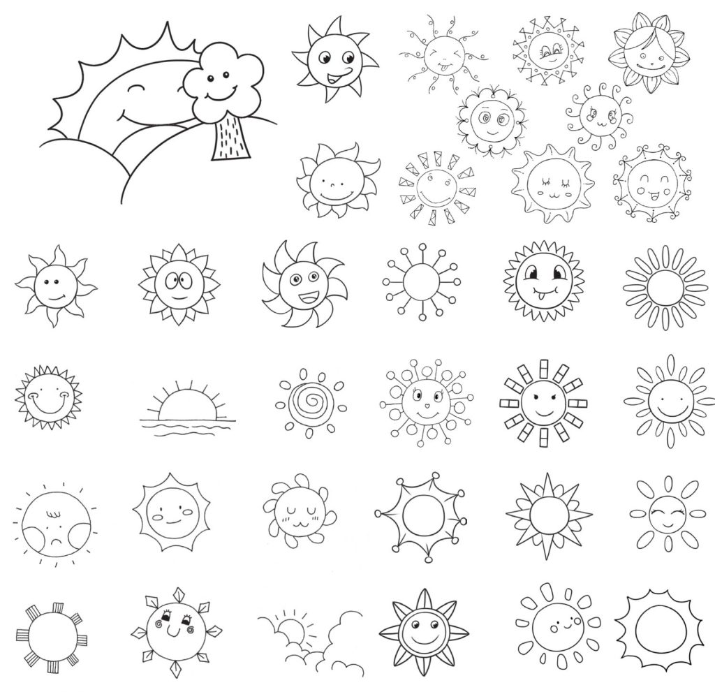 太阳简笔画