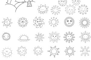 太阳简笔画