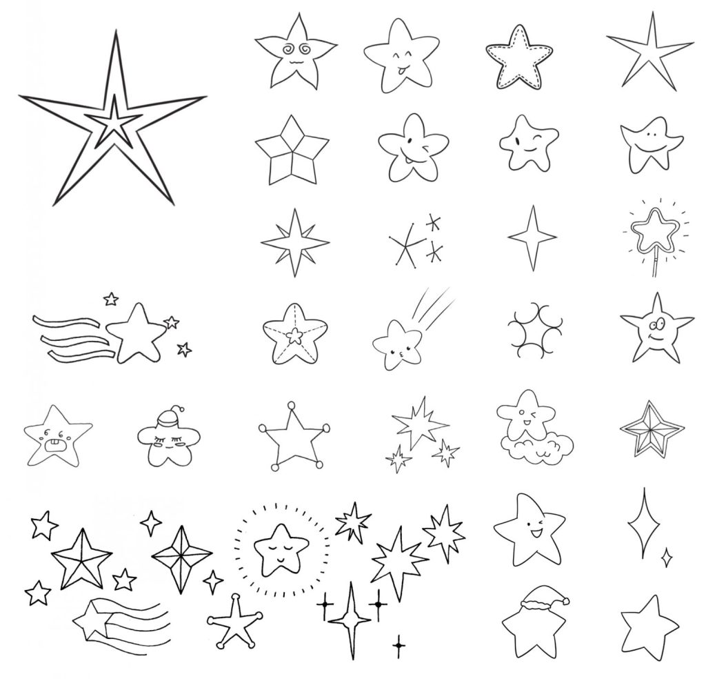 星星简笔画