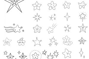 星星简笔画