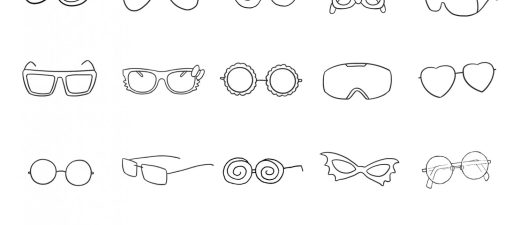 眼镜简笔画
