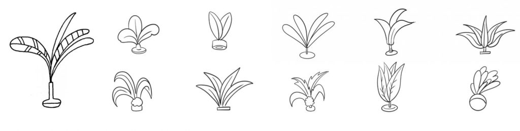 毽子简笔画