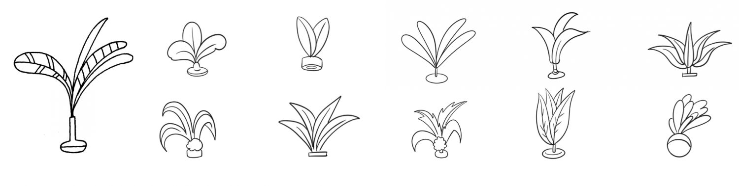 毽子简笔画