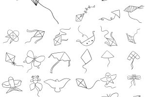 风筝简笔画