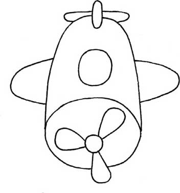 战斗机简笔画