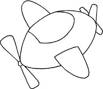 战斗机简笔画