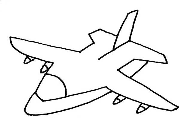 轰炸机简笔画