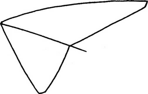滑翔伞简笔画