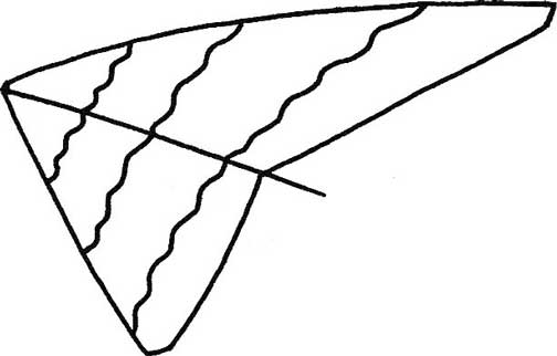 滑翔伞简笔画