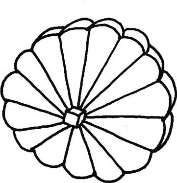 降落伞简笔画