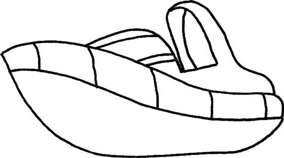 游艇简笔画