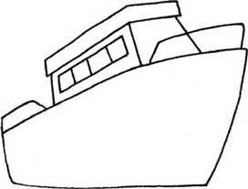 游轮简笔画