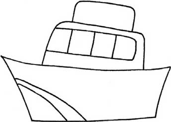 游轮简笔画
