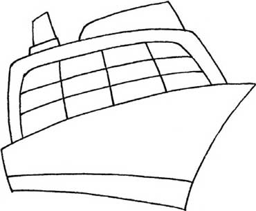 游轮简笔画