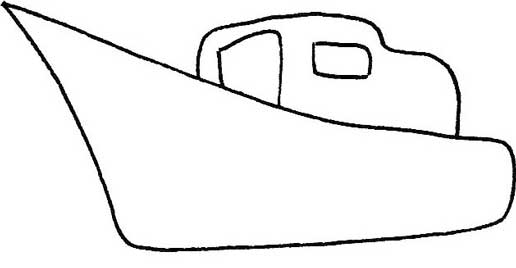 军舰简笔画