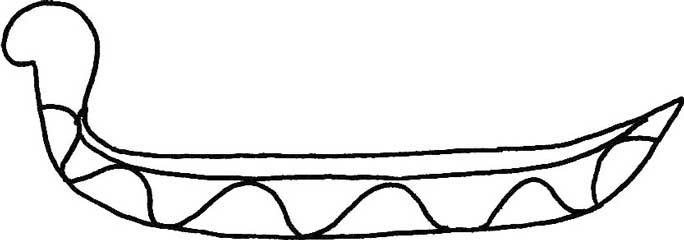 龙舟简笔画