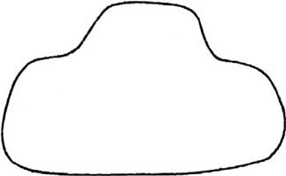 跑车简笔画