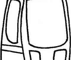 有轨电车简笔画