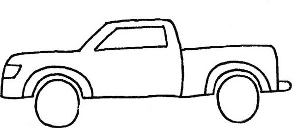 越野车简笔画