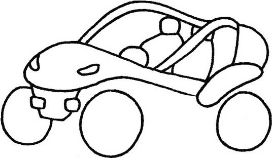 越野车简笔画